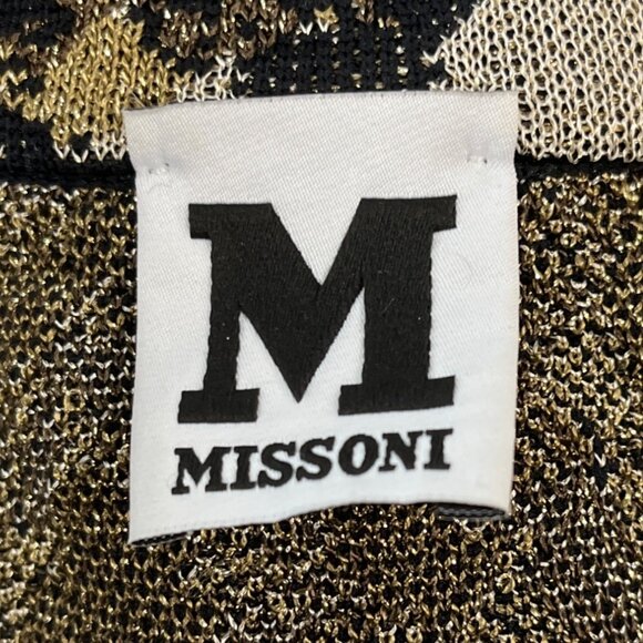 Missoni Women's Gold and Black Bodycon Dress Sz 38 (EUR 8) - Picture 8 of 11